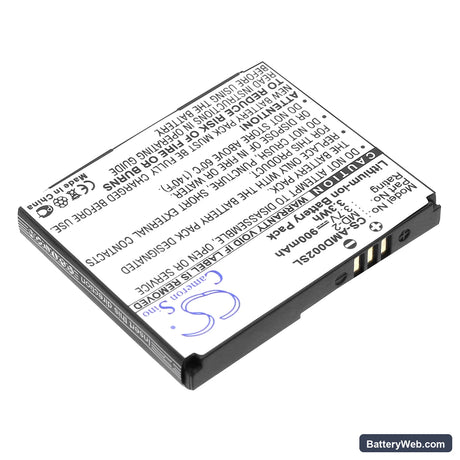Tim Onda Brionvega N7010 Replacement Battery, 3.7V, 900mAh, Li-ion 2