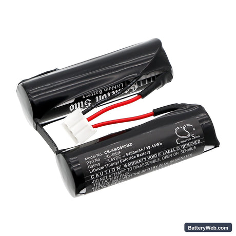 Amvex Digital Vacuum Regulator Replacement Battery, 3.6V, 5400mAh, Li-SOCl2 1