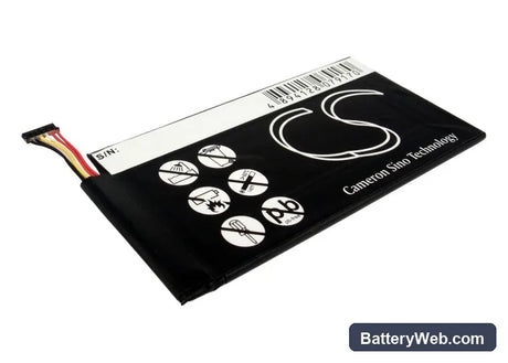 Asus MeMO Pad ME370T Replacement Battery, 3.7V, 4300mAh, Li-Polymer 4