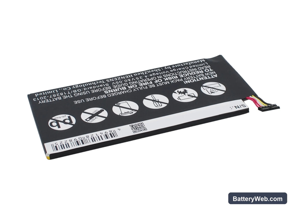 Asus ME370TG Replacement Battery, 3.75V, 4200mAh, Li-Polymer 5