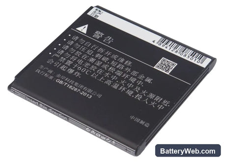AMOI N89 Replacement Battery, 3.7V, 1300mAh, Li-ion 3