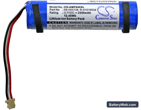 Amazon PW3840 Replacement Battery, 3.7V, 3350mAh, Li-ion 3