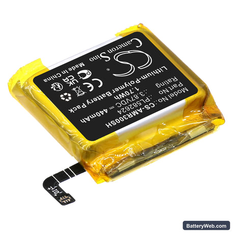 Amazfit GTR 3 Replacement Battery, 3.87V, 440mAh, Li-Polymer 2