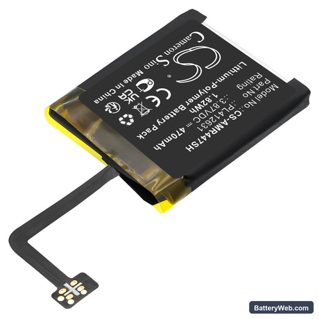 Amazfit GTR 4 47mm Replacement Battery, 3.87V, 470mAh, Li-Polymer 2