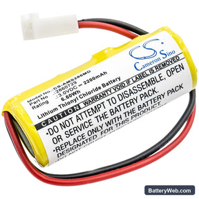 Med-System III 2865 Memory Replacement Battery, 3V, 2200mAh, Li-SOCl2 1