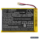 Autel DS808 Replacement Battery, 3.7V, 4250mAh, Li-Polymer 3