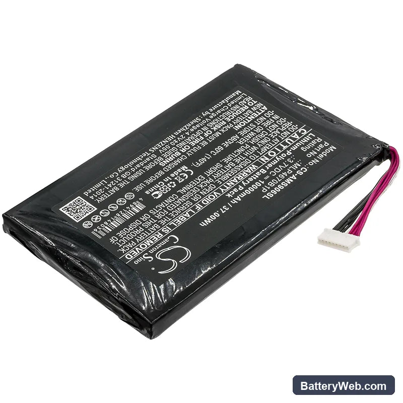 Autel Maxisys MS906BT Replacement Battery, 3.7V, 10000mAh, Li-Polymer 2