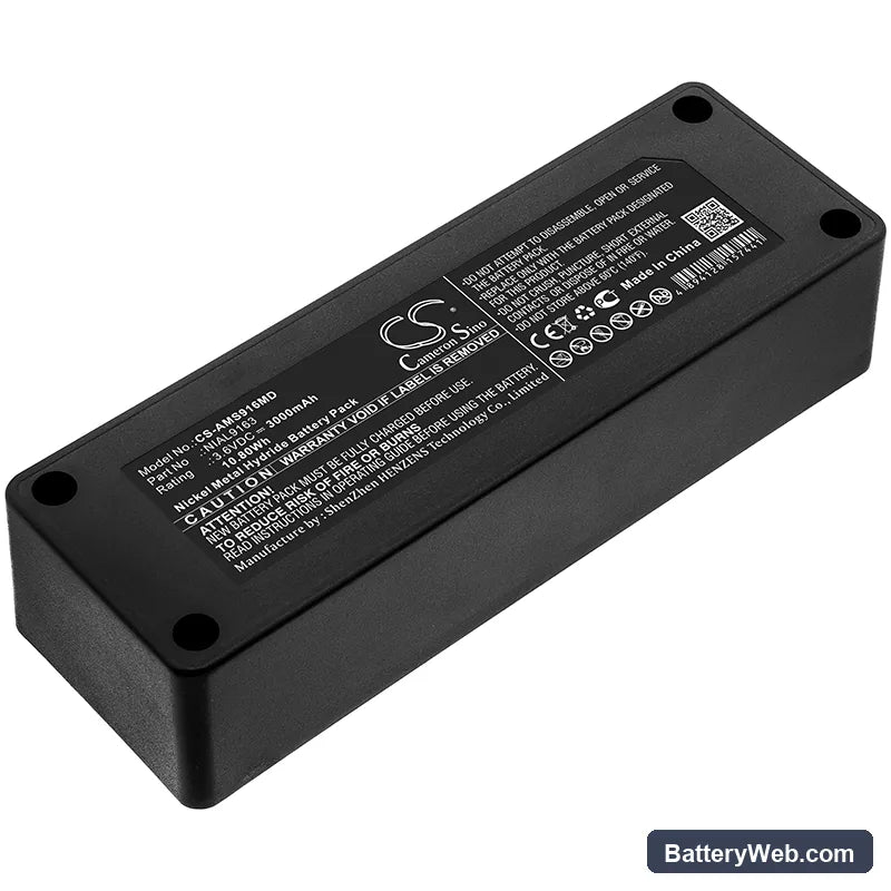 Alaris Medicalsystems III Infusion Pump Replacement Battery, 3.6V, 3000mAh, Ni-MH 1