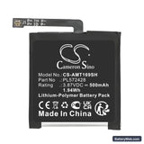 Amazfit A2169 Replacement Battery, 3.87V, 500mAh, Li-Polymer 3