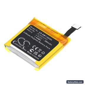 Amazfit A1918 Replacement Battery, 3.8V, 380mAh, Li-Polymer 1