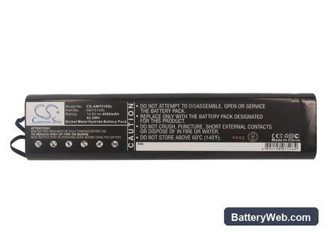 Acterna MTS-5100e Replacement Battery, 10.8V, 4000mAh, Ni-MH 6