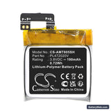 Amazfit A1805 Replacement Battery, 3.8V, 190mAh, Li-Polymer 3