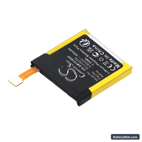 Amazfit A1918 Replacement Battery, 3.85V, 350mAh, Li-Polymer 2