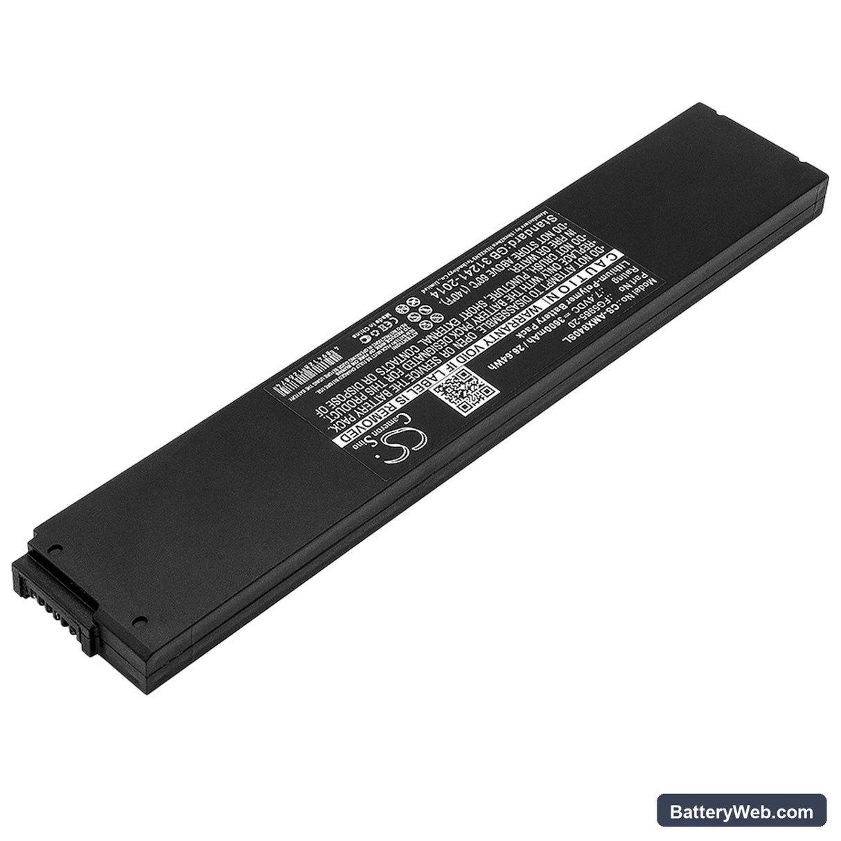 AMX MVP-8400 Replacement Battery, 7.4V, 3600mAh, Li-Polymer 2