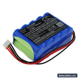 Angel AJ5808A Replacement Battery, 12V, 2000mAh, Ni-MH 1