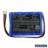 Angel AJ5808A Replacement Battery, 12V, 2000mAh, Ni-MH 3