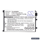 Asus SBP-08 Replacement Battery, 3.7V, 1400mAh, Li-ion 5