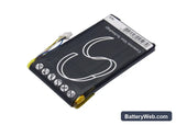 Asus S102 Replacement Battery, 3.7V, 1250mAh, Li-Polymer 3