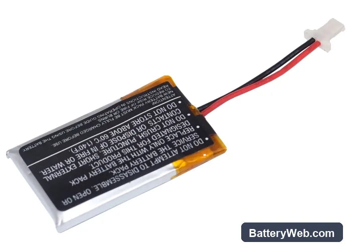 Apple PowerBook G4 Replacement Battery, 3.7V, 180mAh, Li-Polymer 3