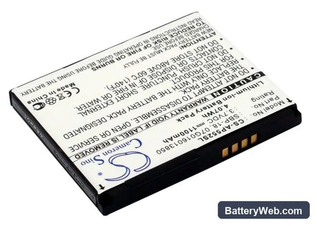 Asus P552w Replacement Battery, 3.7V, 1100mAh, Li-ion 1