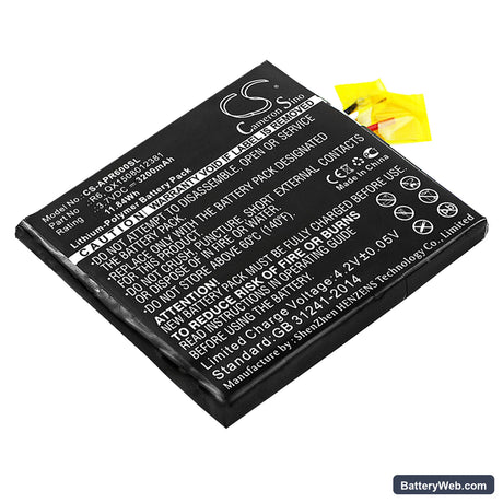 Oinom A1100 Replacement Battery, 3.7V, 3200mAh, Li-Polymer 1