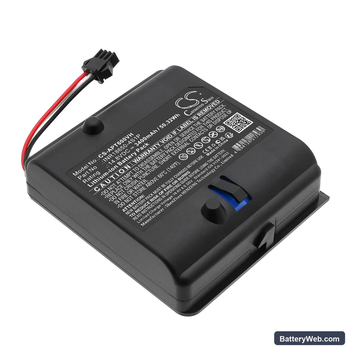 Aiper MT600 Replacement Battery, 14.8V, 3400mAh, Li-ion 1