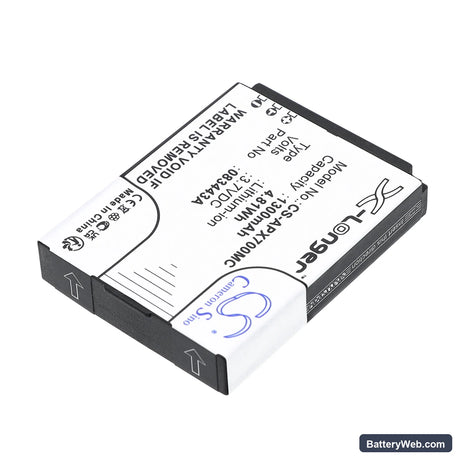 Actionpro X7 Replacement Battery, 3.7V, 1300mAh, Li-ion 2