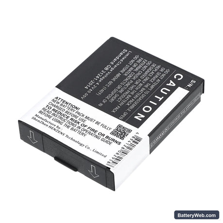 Actionpro X7 Replacement Battery, 3.7V, 1300mAh, Li-ion 4