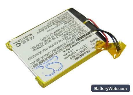 Archos 43 Internet Tablet Replacement Battery, 3.7V, 1600mAh, Li-Polymer 2