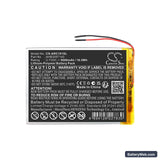 Archos 101 Core 3G Replacement Battery, 3.7V, 5000mAh, Li-Polymer 3