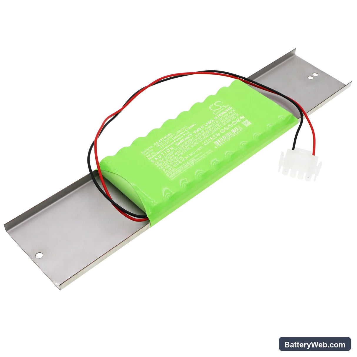 ABB AC400 Replacement Battery, 12V, 3600mAh, Ni-MH 1
