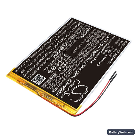 Archos AC101OX4G Replacement Battery, 3.7V, 4400mAh, Li-Polymer 2