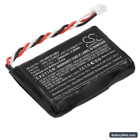 Areca ARC-11xx(ML) Replacement Battery, 3.7V, 1800mAh, Li-ion 1