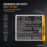 Archos 70 Oxygen Replacement Battery, 3.8V, 3000mAh, Li-Polymer 6