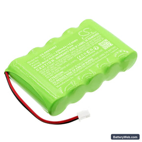 Alula Connect+ Control Panel Replacement Battery, 6V, 2500mAh, Ni-MH 1
