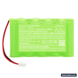 Alula Connect+ Control Panel Replacement Battery, 6V, 2500mAh, Ni-MH 3
