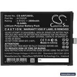 Archos 5.5 Hero V3 Replacement Battery, 3.8V, 2800mAh, Li-Polymer 3