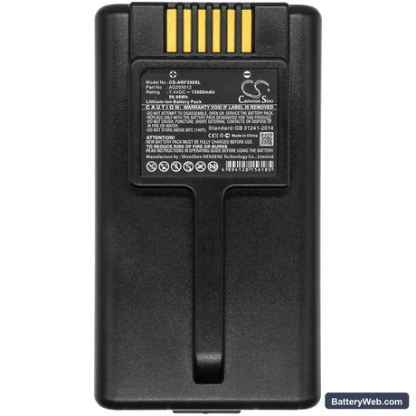 AeroFlex IFR Replacement Battery, 7.4V, 13500mAh, Li-ion 3