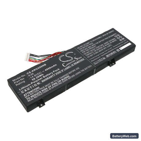 Enz K36N Replacement Battery, 14.8V, 4000mAh, Li-Polymer 1