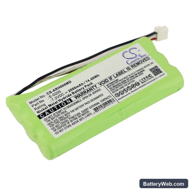 AARONIA AG Spectran HF-6060 V1 Replacement Battery, 7.2V, 2000mAh, Ni-MH 1