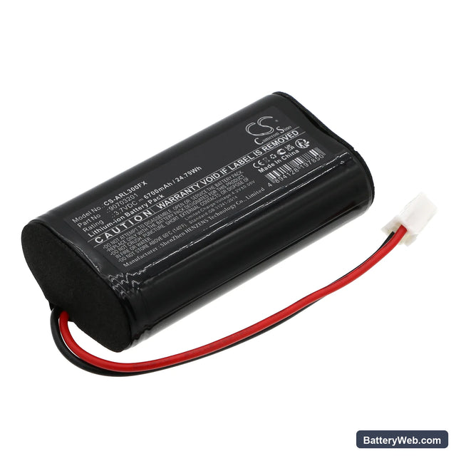 ADA-RO Adalit L-3000 Replacement Battery, 3.7V, 6700mAh, Li-ion 1