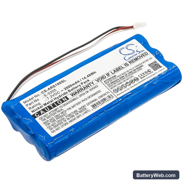 AAronia Spectran Handheld Spectrum Analyzer V1 Replacement Battery, 7.2V, 2000mAh, Ni-MH 1