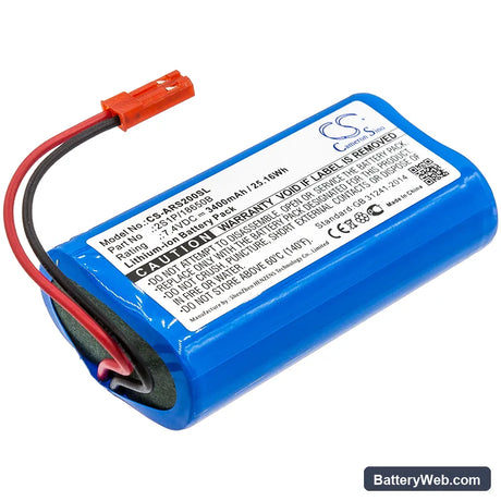 Arizer Solo Replacement Battery, 7.4V, 3400mAh, Li-ion 1
