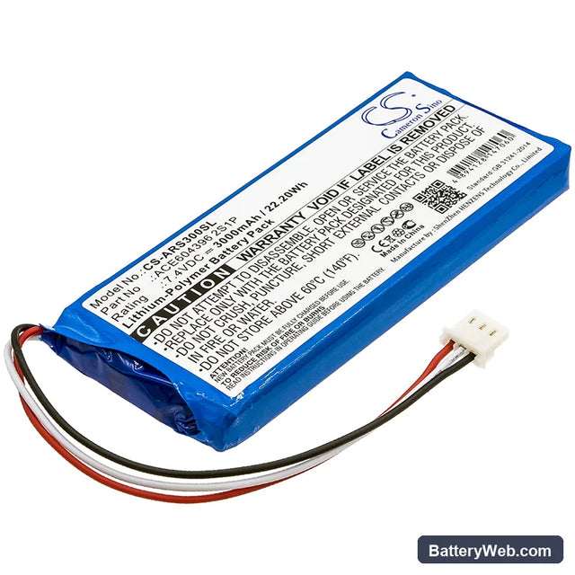 AAronia Spectran HF-Rev.3 Replacement Battery, 7.4V, 3000mAh, Li-Polymer 1
