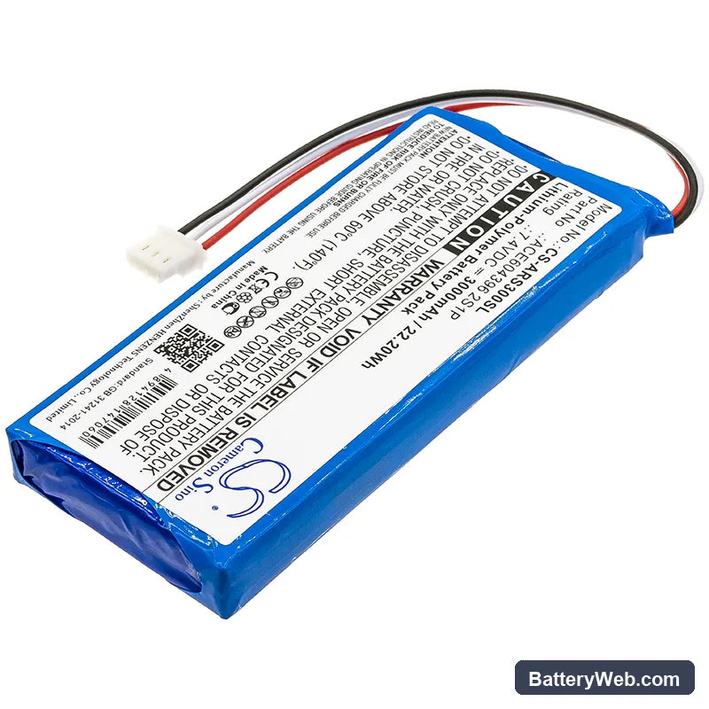 AAronia Spectran HF-Rev.3 Replacement Battery, 7.4V, 3000mAh, Li-Polymer 2