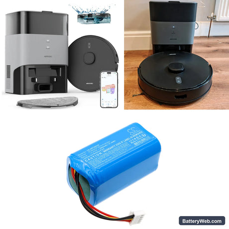 Airrobo T20+ Replacement Battery, 14.4V, 2600mAh, Li-ion 6