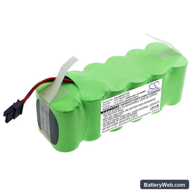 Proscenic Summer P1 Replacement Battery, 14.4V, 2000mAh, Ni-MH 1