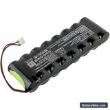 Arcomed AG SP6000 syringe Replacement Battery, 9.6V, 2000mAh, Ni-MH 2