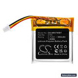 Alarm.com Video Doorbell Replacement Battery, 3.7V, 500mAh, Li-Polymer 3