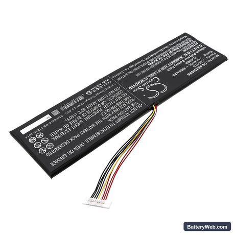 Aorus X5S Replacement Battery, 14.8V, 4900mAh, Li-Polymer 2